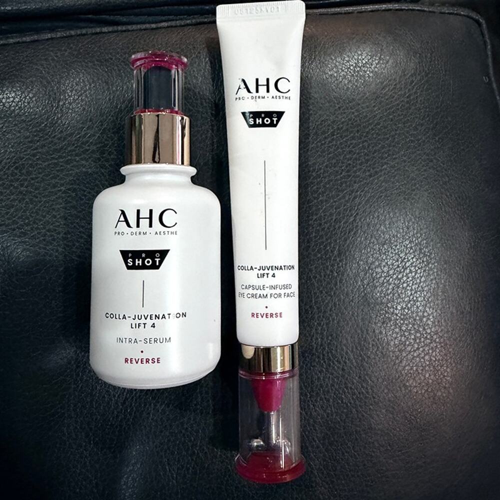 AHC Pro Shot Colla-Juvenation Lift 4 Anti-Aging Set Serum & Eye Cream NEW